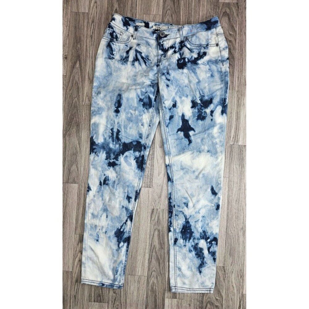 Mossimo SupplyโCo Juniors Size 7 Skinny Tie-Dyeโ Fit 6 Denim Jeans Leggings